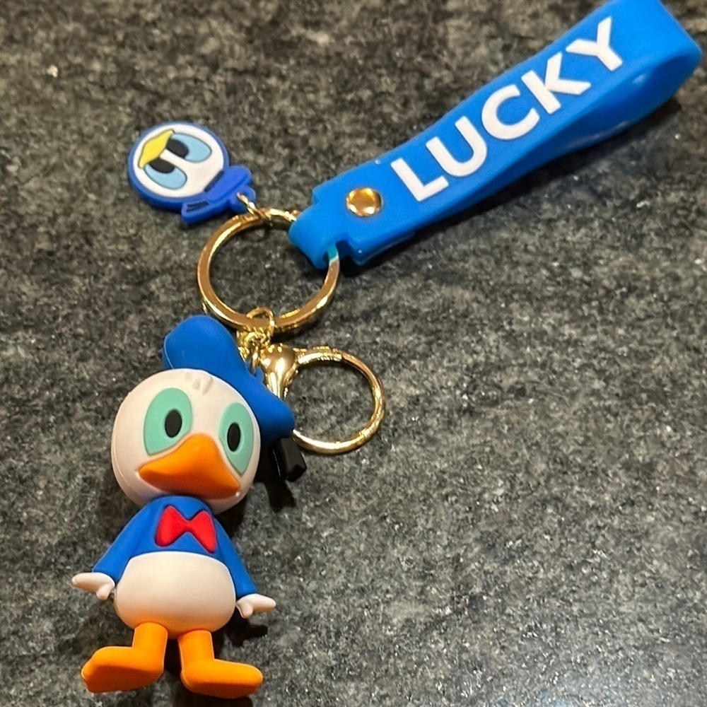 Disney inspired Duck Keychain